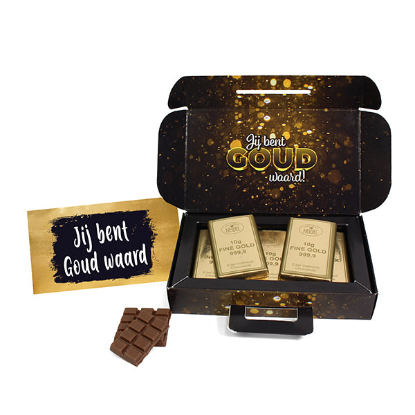 Goud waard koffer open