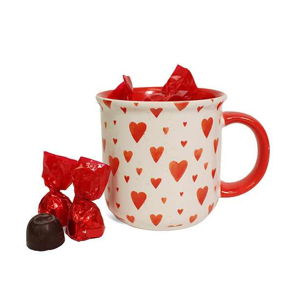 Hartjesmok met bonbons