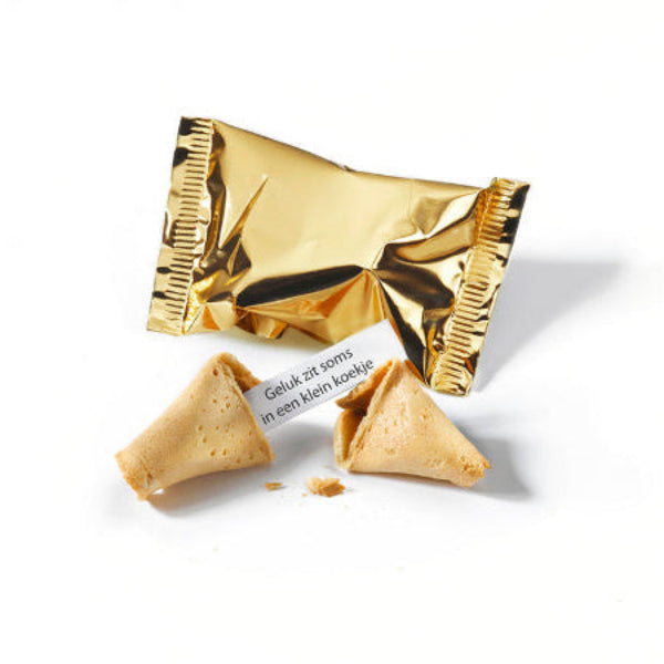 Gouden fortune cookie