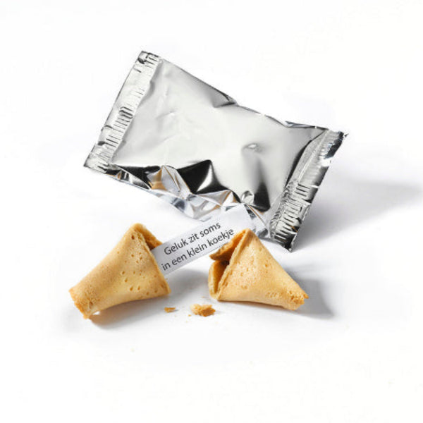 Zilveren fortune cookies