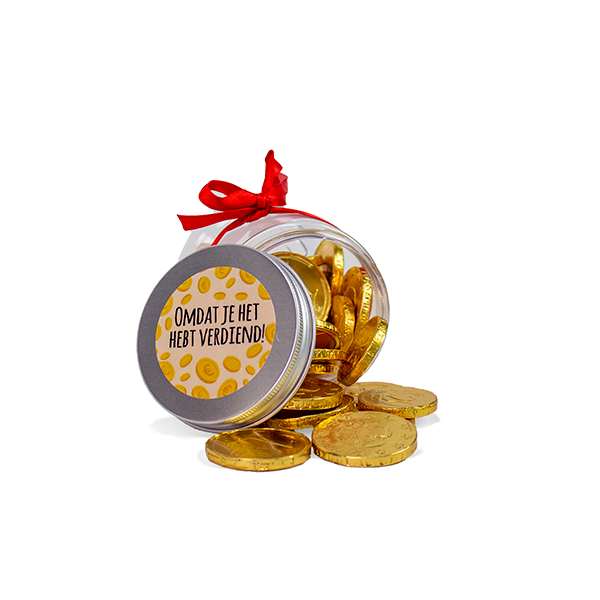 Potje met goud liggend