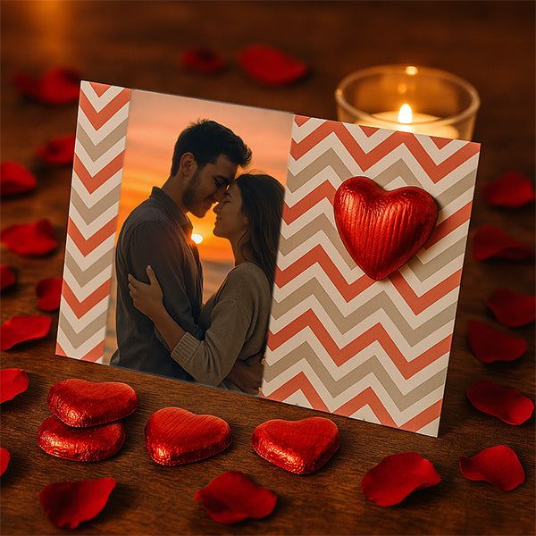 Sfeerfoto liefdevolle kaart