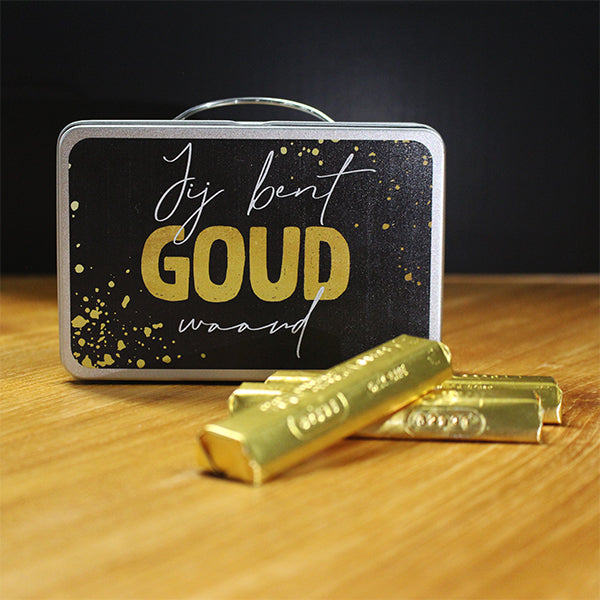 Sfeerfoto je bent goud waard koffertje