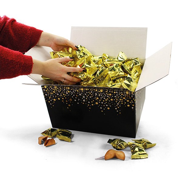 Fortune Cookies in gouden folie