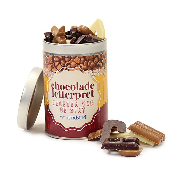 Chocolade letterpret klein