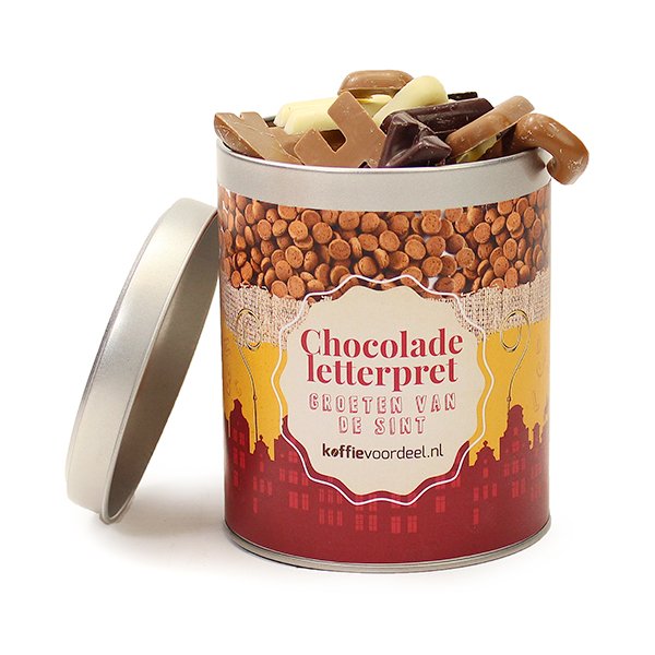 Chocolade letterpret groot