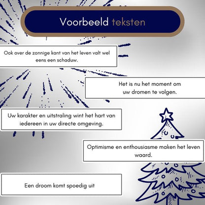 Gelukskoekjes in feestelijke doos - 50 stuks goud