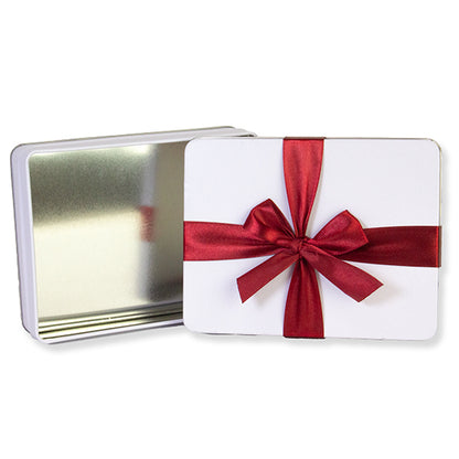 Cadeaublik met rode Strik