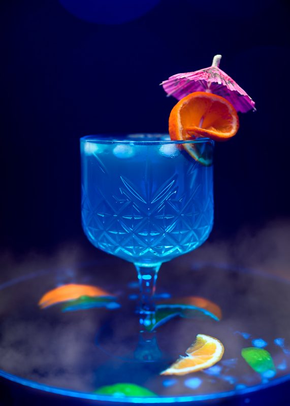 DIY cocktail Blue Lagoon