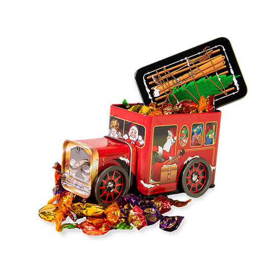 Kersttruck met een muziekje
