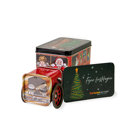 Kersttruck met een muziekje