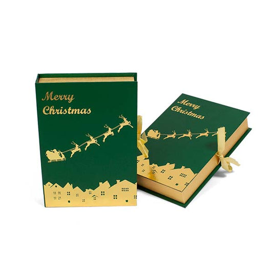 Kerstboek groen