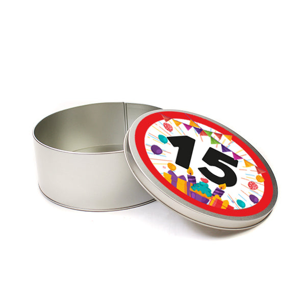 Koekblik 15 jaar