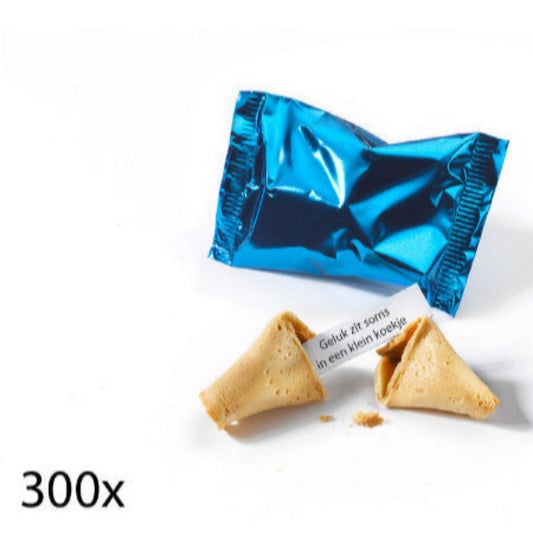 Fortune cookies met eigen teksten - 300 stuks