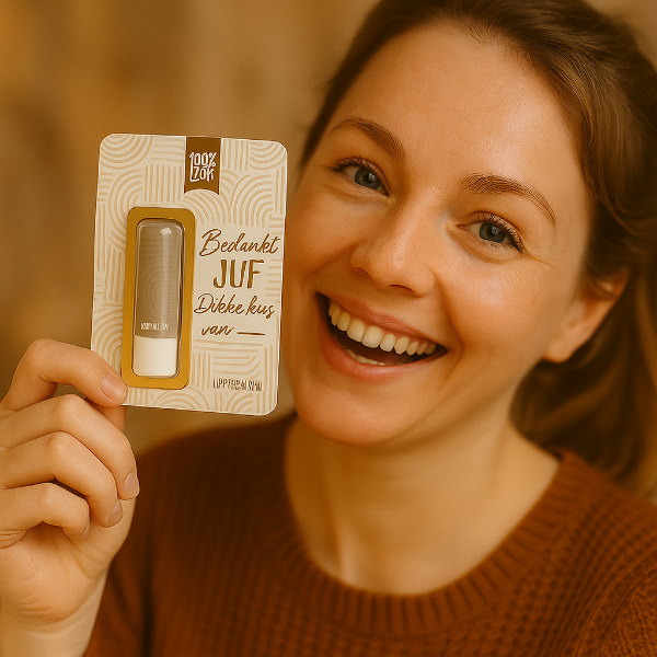 Lippenbalsem voor de juf