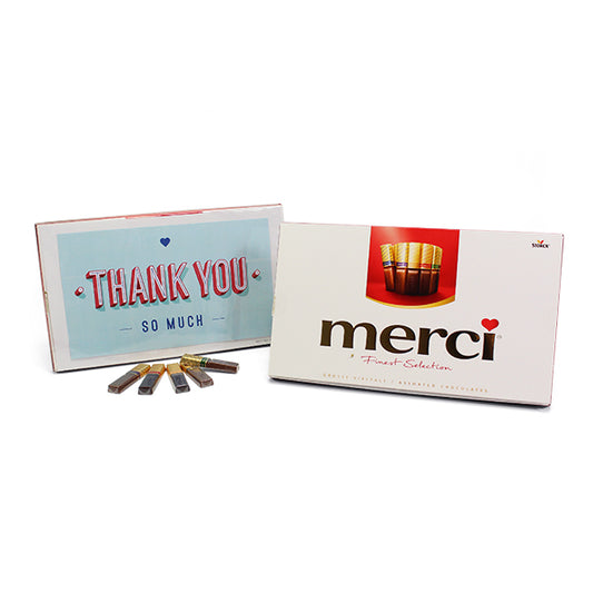 Merci met eigen kaart