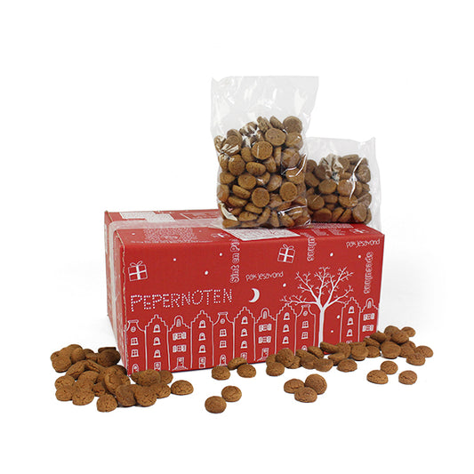 Doos met 150 gram kruidnootjes