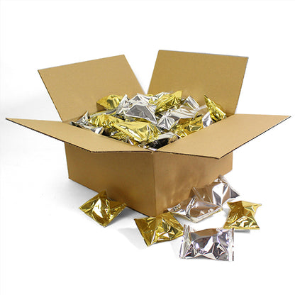 Fortune cookies goud & zilver - 50 stuks